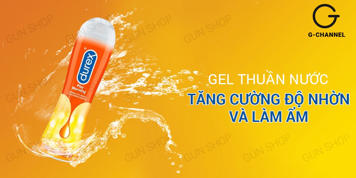 Gel bôi trơn nóng Durex Warming 100ml - Tăng Khoái Cảm