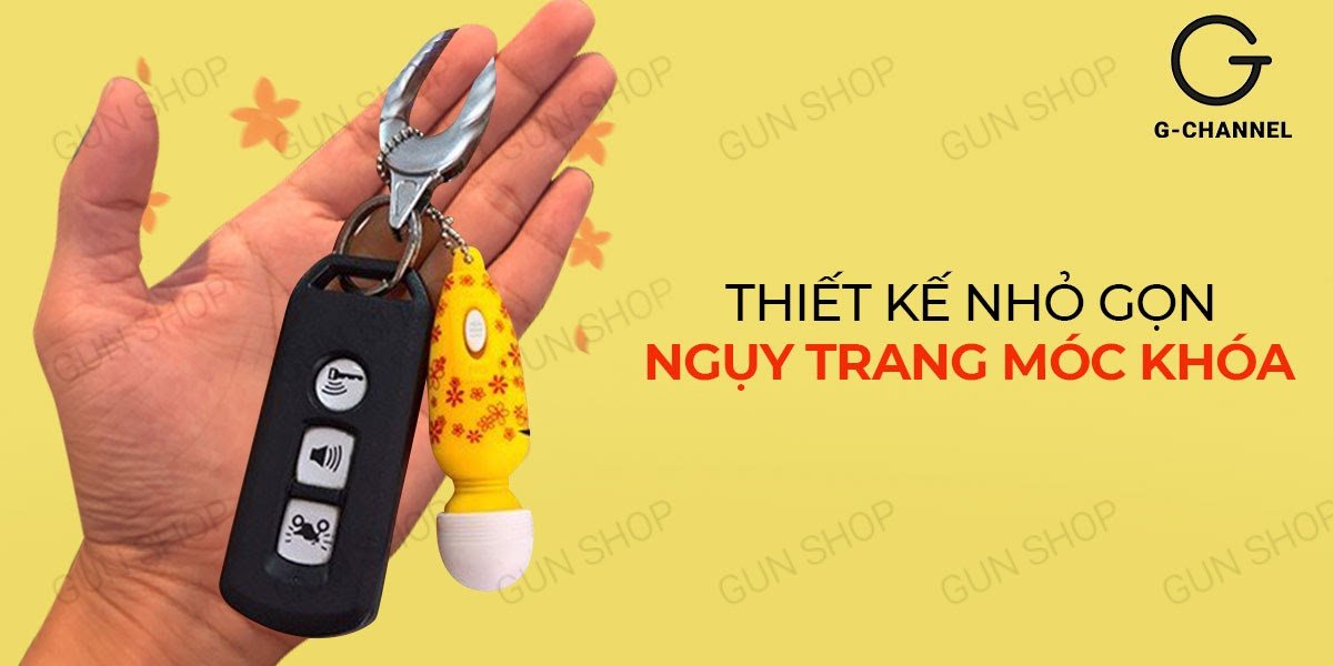 Móc khóa massage rung Mini Av Bar tiện lợi quà tặng hấp dẫn