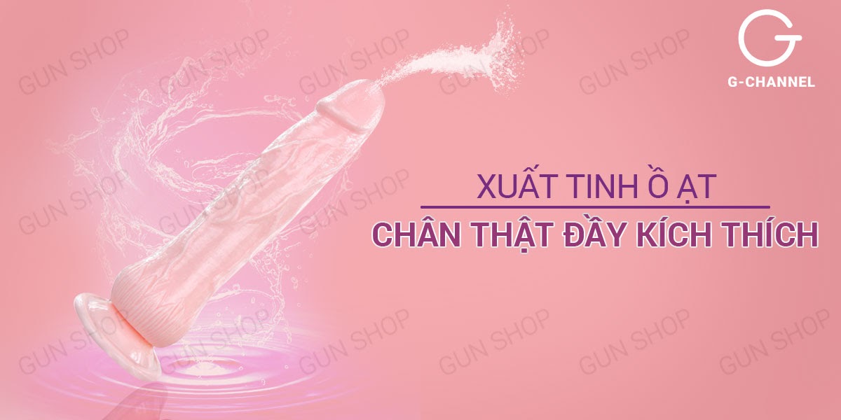 Dương vật giả Baile Eros Fountain rung mạnh phun nước sướng
