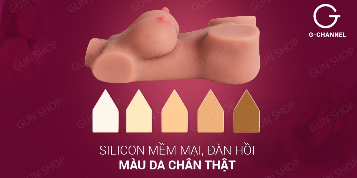 Búp bê silicon bán thân SCD S1 mềm mại cao cấp 2kg, siêu thực