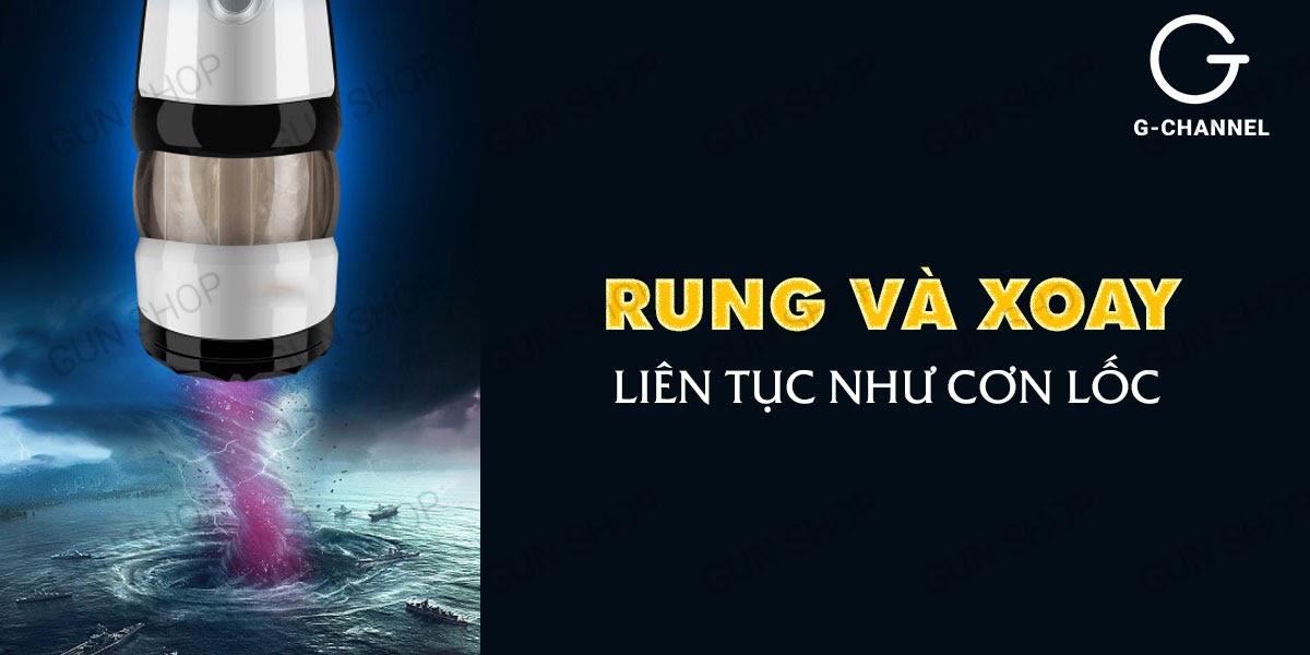 Âm Đạo Giả Tự Động Thụt Xoáy Đa Chế Độ Sạc USB - Ailighter