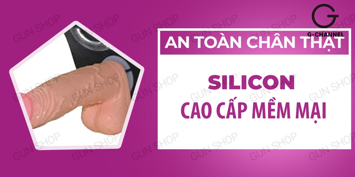 Dương vật giả có dây đeo Baile Vibra rung mạnh sục sâu