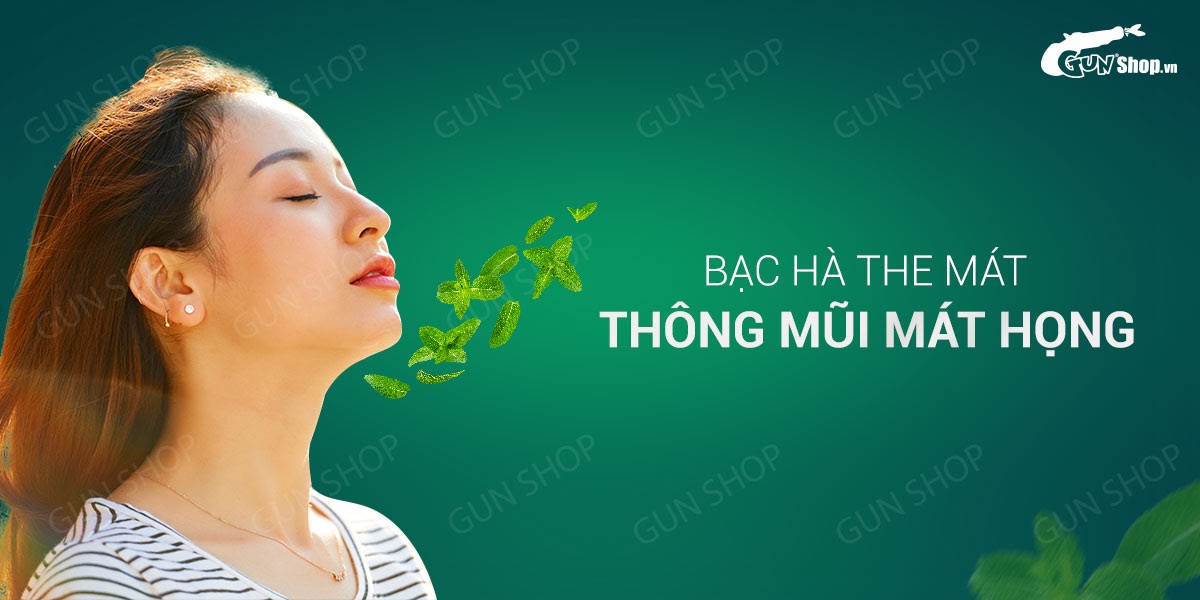 Sỉ Kẹo ngậm BJ phòng the hương bạc hà - kẹo tình yêu Mastic Mint kẹo đổi gió tăng hưng phấn  tốt nhất