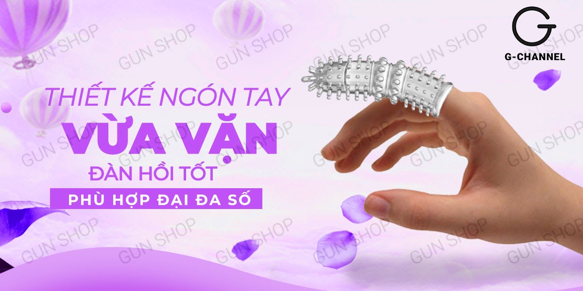 Bao Cao Su Ngón Tay Aichao A-Spot Gai Nổi Lớn Kích Thích Mua Ngay