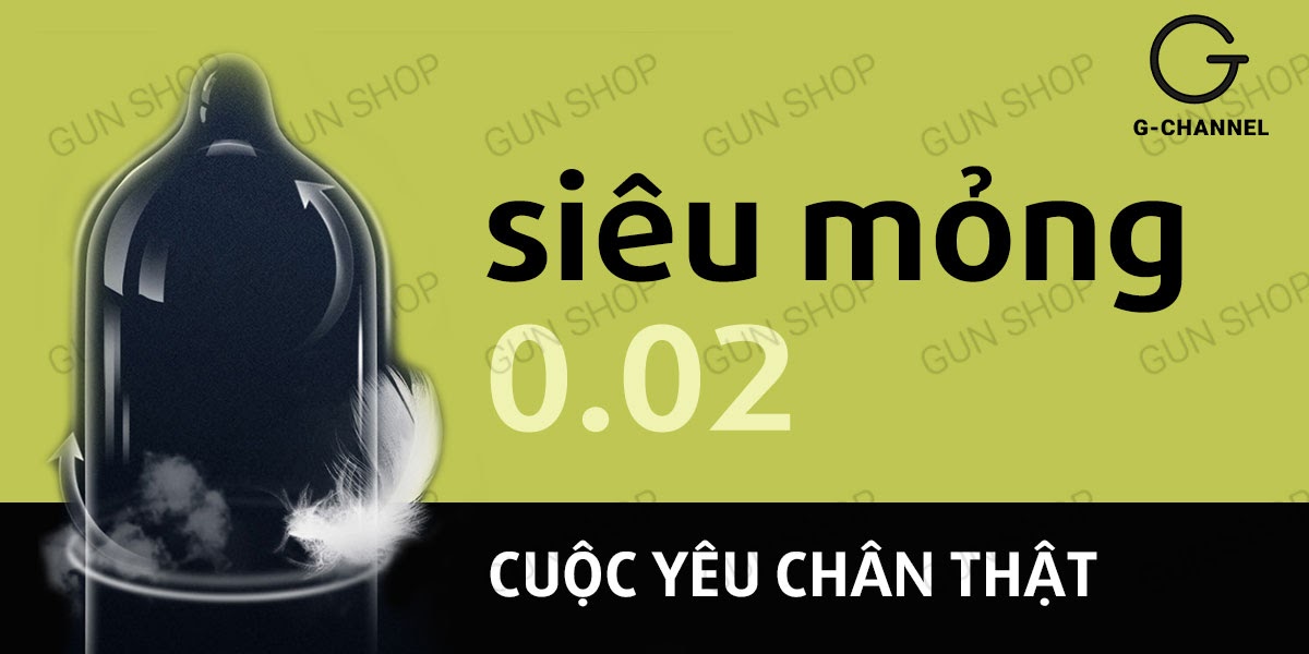 Bao cao su Kimono Vàng siêu mỏng 0.02mm hộp 12 cái giá tốt