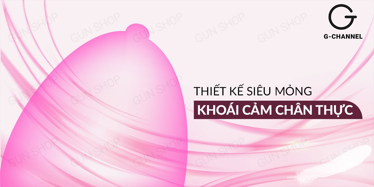 Bao cao su OLO 0.01 Zero Hồng siêu mỏng hạt gel bôi trơn 10 cái