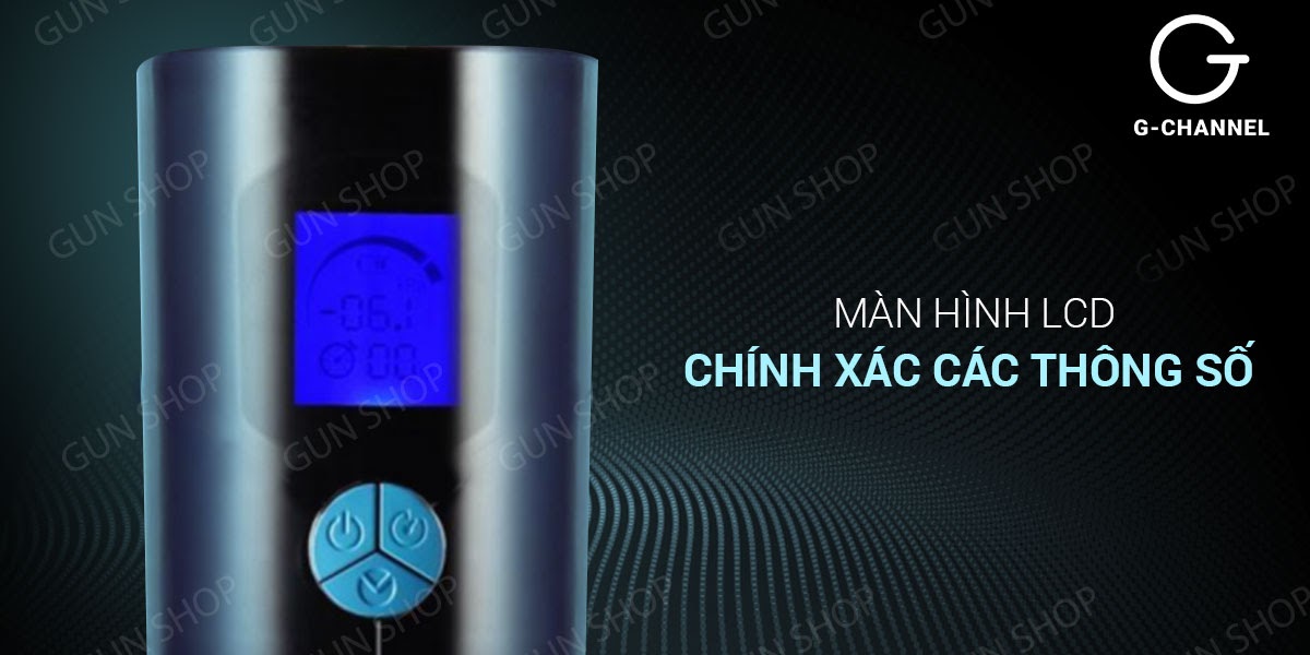 Máy bơm tăng kích cỡ dương vật tự động Evo màn hình LCD tiện lợi