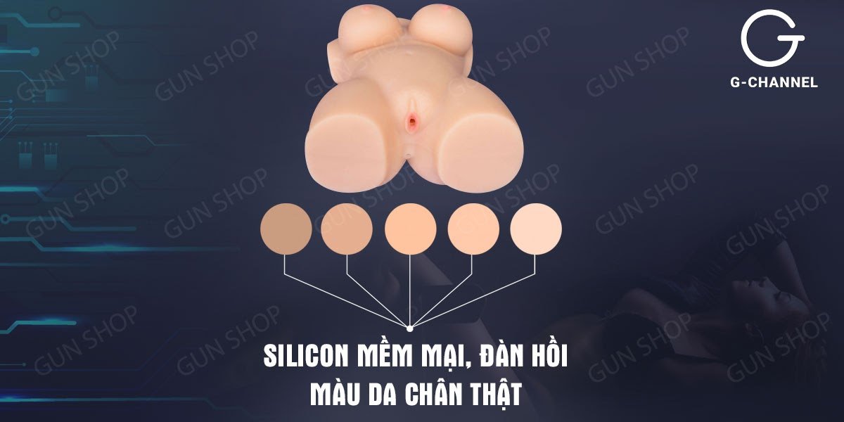 Bỏ sỉ Búp bê tình dục nữ bán thân silicon trần cao cấp mềm mịn - SCD S2 3.5kg  cao cấp