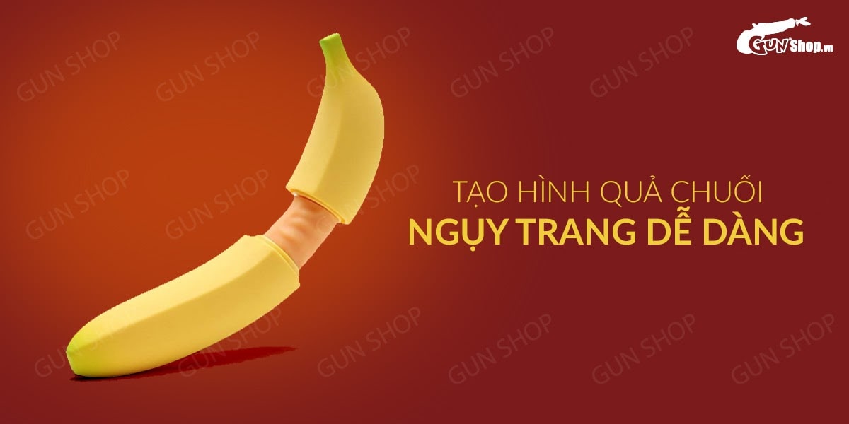 Dương Vật Giả Rung Hình Trái Chuối Ngọt Ngào Kích Thích