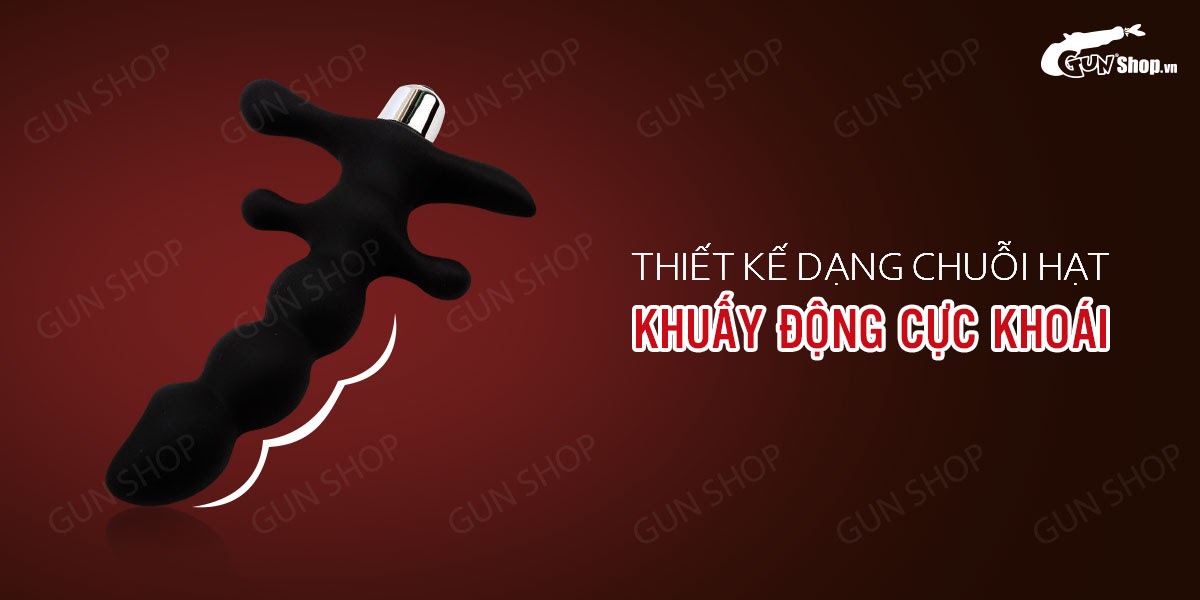 Que rung hậu môn dùng pin Chisa Black Mont tăng khoái cảm