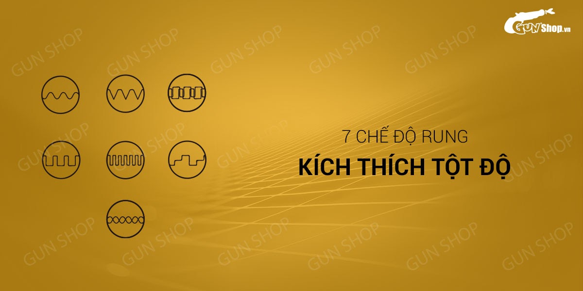 Trứng Rung Điều Khiển 7 Chế Độ Rung Kích Thích Sạc Không Dây Nalone