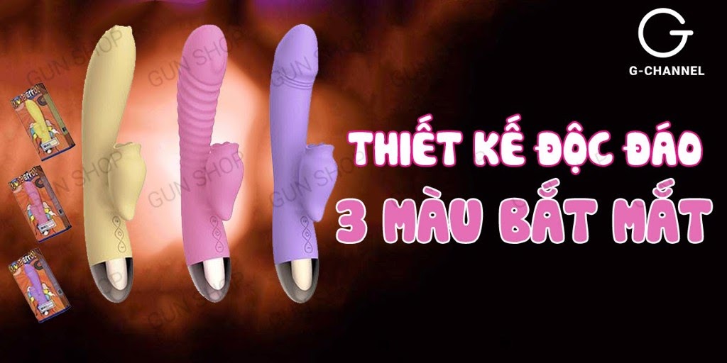 Dương vật giả Leten rung đôi sạc nhanh kích thích cực mạnh