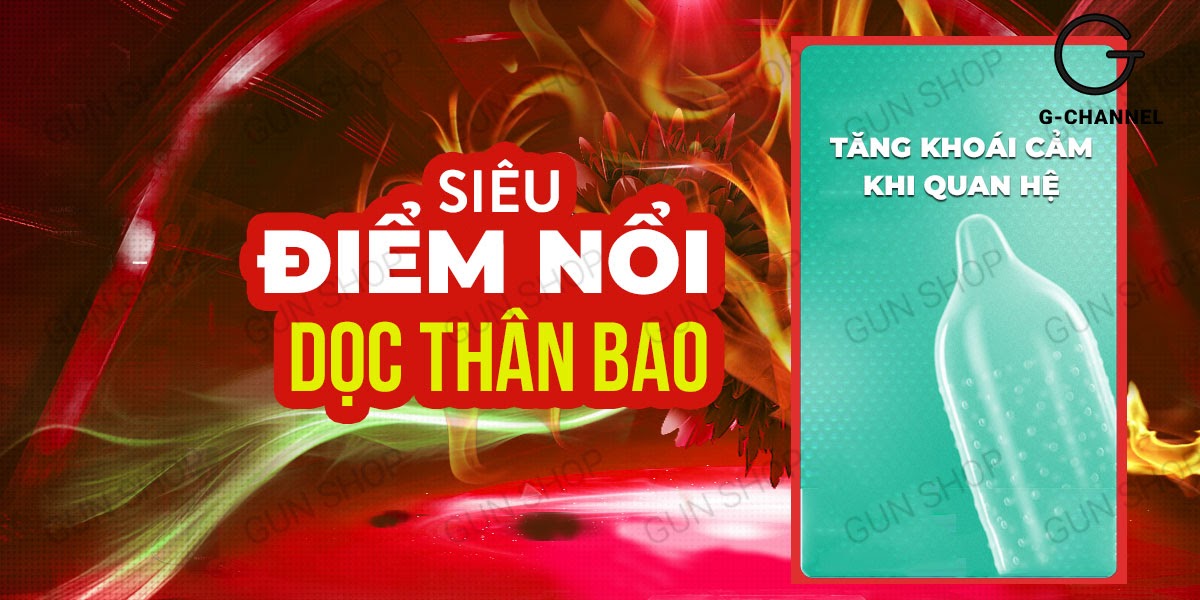 Bao Cao Su Muaisi Hot Siêu Mỏng Kích Thích Hộp 10
