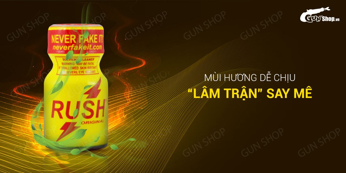 Popper Rush USA 10ml chính hãng Mỹ kích thích mạnh mẽ