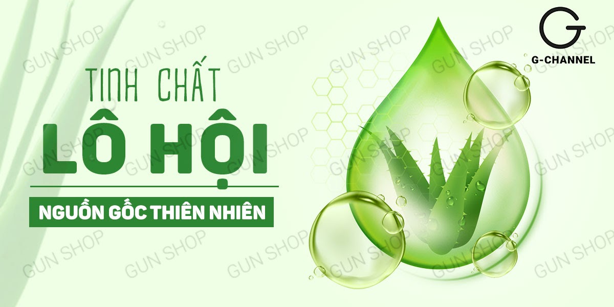 Gel bôi trơn Lexy Aloe 55ml dưỡng ẩm mượt, an toàn dịu nhẹ