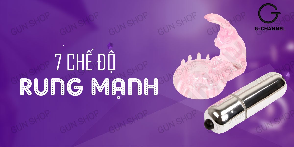 Vòng Rung Tăng Khoái Cảm Baile Love Rabbit Pin Siêu Lâu