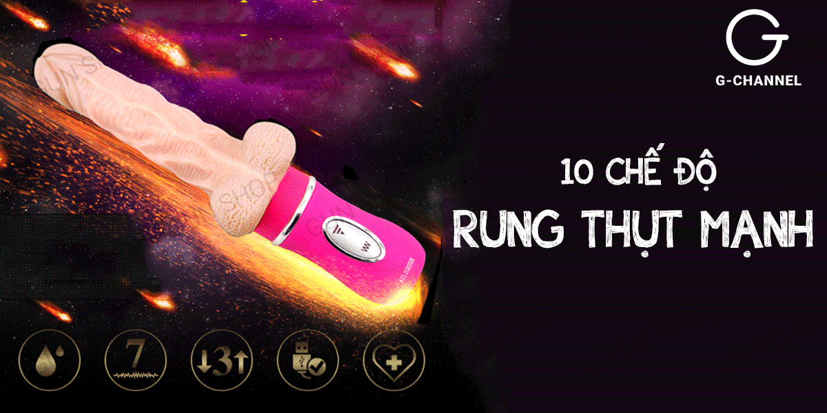 Dương Vật Giả Ailighter Rung Thụt Toả Nhiệt Chân Thật Cầm Tay