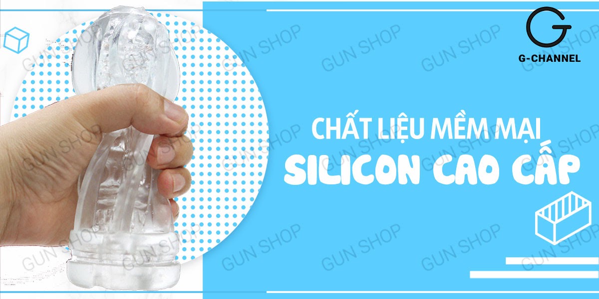 Âm đạo giả Snail Cup trong suốt cao cấp kích thích cực đã