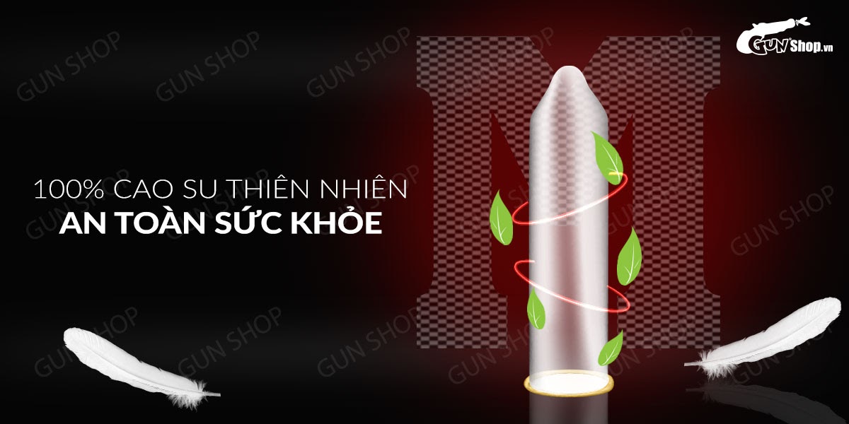 Bao cao su Muaisi 0.01 Siêu mỏng Cực đỉnh Hộp 10 Cái