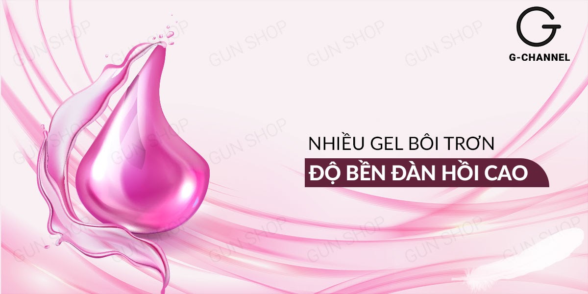 Bao cao su OLO 0.01 Zero Hồng siêu mỏng hạt gel bôi trơn 10 cái
