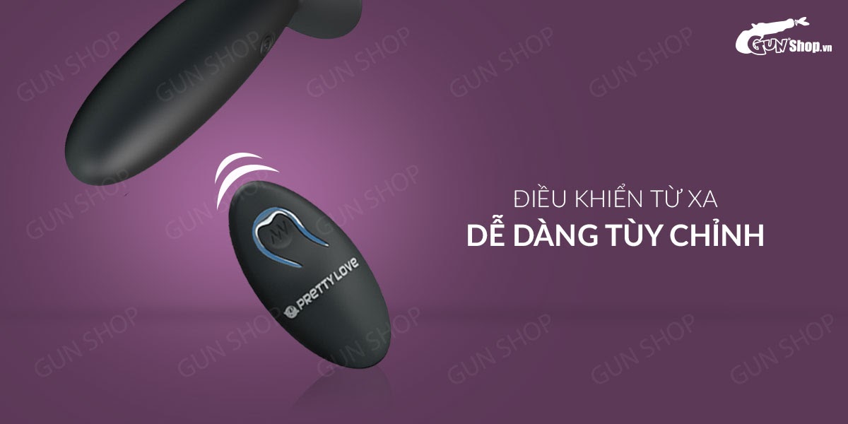 Que rung kích thích hậu môn 12 chế độ điều khiển từ xa dùng sạc