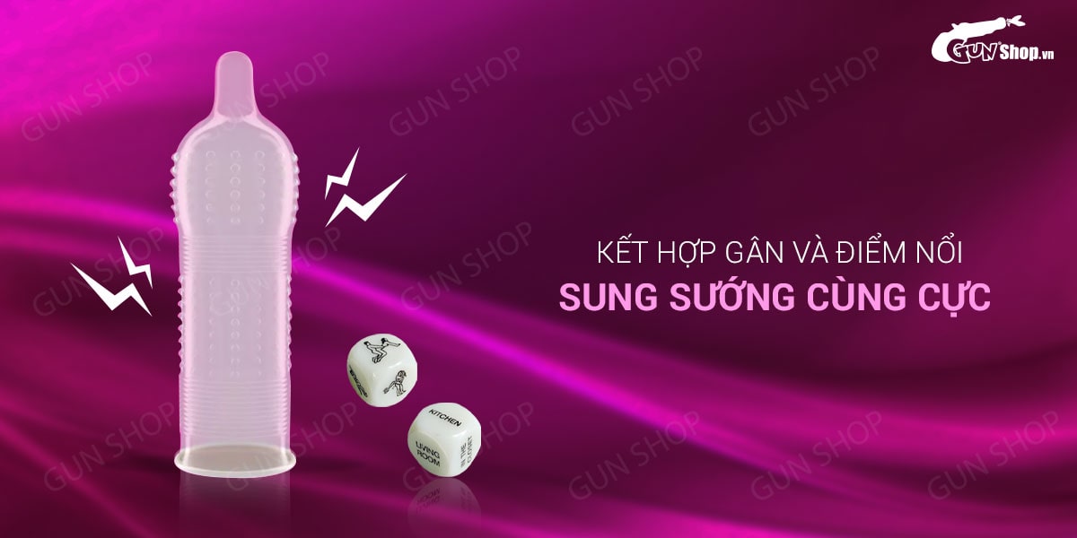 Bao cao su SO 3 in 1 Siêu mỏng Gân Điểm nổi Hộp 12 - Mua ngay