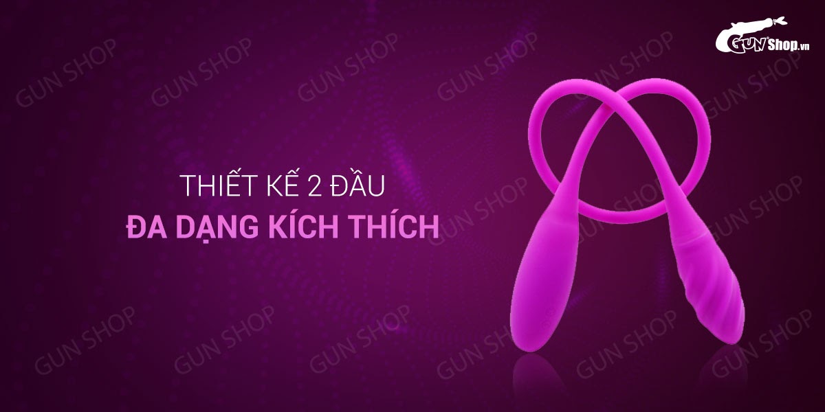 Trứng rung 2 đầu Pretty Love Snaky Vibe 7 chế độ sạc tiện lợi