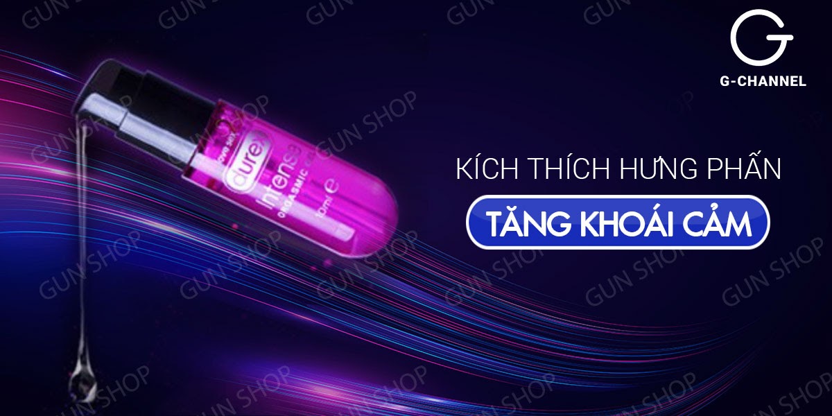 Gel bôi trơn Durex Intense Orgasmic 10ml tăng khoái cảm nữ hiệu quả