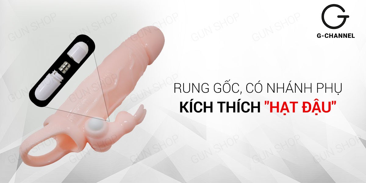 Bao cao su đôn dên Braveman kích thước lớn rung mạnh có quai đeo