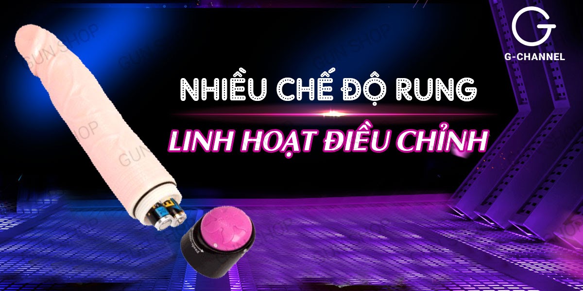 Dương Vật Giả 2 Pin Silicon Cao Cấp Baile Kích Thích Mạnh Mẽ