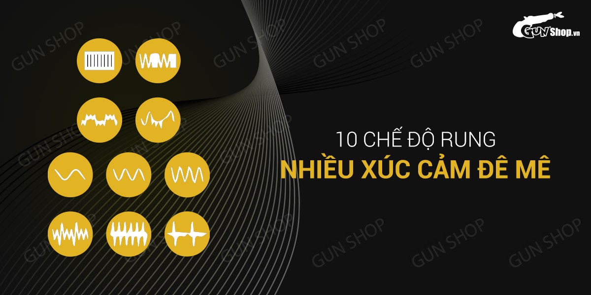 Que rung hậu môn 10 chế độ dùng pin Lovetoy P-Spot Plug kích thích