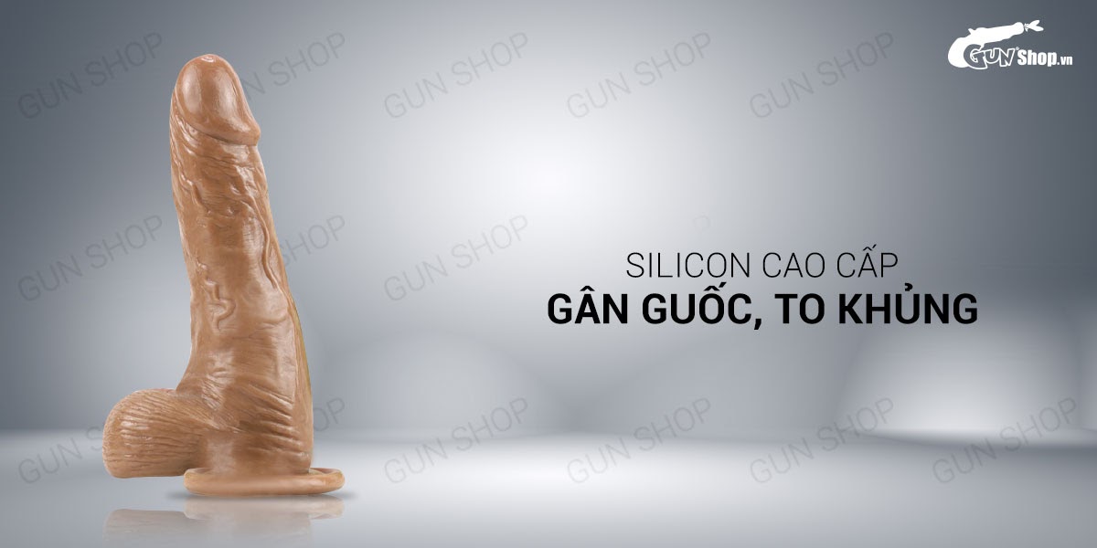 Dương vật giả dính tường 7 chế độ rung siêu bền, cực phê