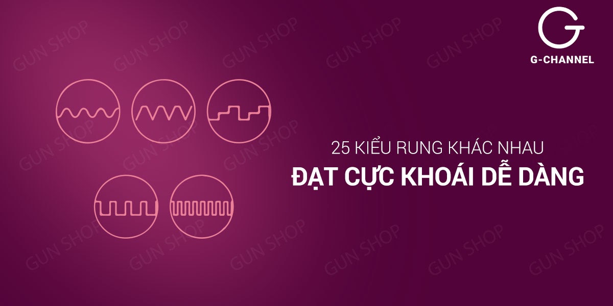 Máy rung Svakom Keri đa chế độ điểm G kích thích mạnh mẽ