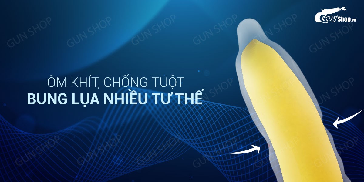 Bao cao su siêu mỏng OLO 0.01 Zero Ha, gel bôi trơn, hộp 10