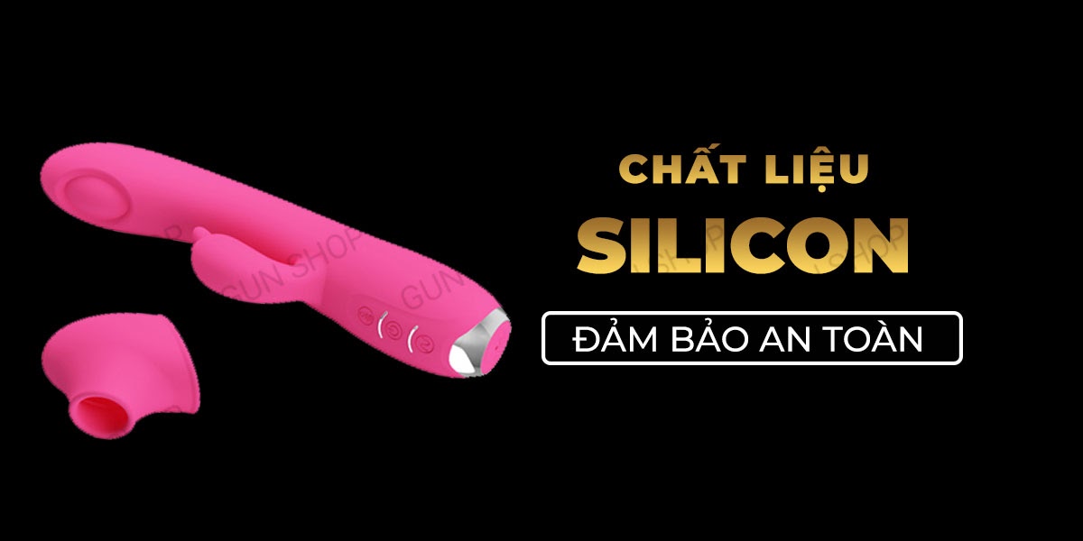 Máy massage 2 đầu rung sạc điện Pretty Love Regina siêu thư giãn