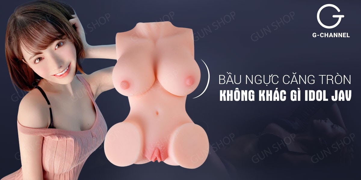Bỏ sỉ Búp bê tình dục nữ bán thân silicon trần cao cấp mềm mịn - SCD S2 3.5kg  cao cấp