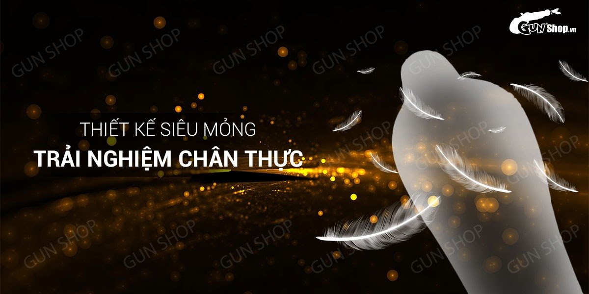 Bao cao su OLO siêu mỏng 0.01 gân gai kéo dài hưng phấn 10 cái