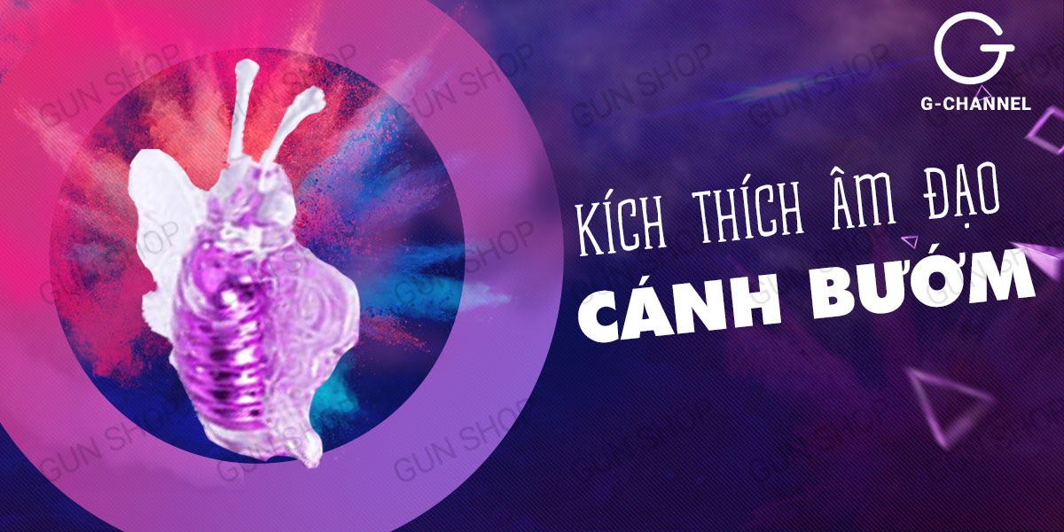Dương vật giả libo cánh bướm sạc điện 8 chế độ rung siêu phê