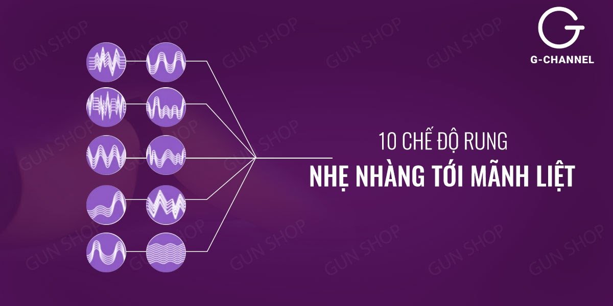 Trứng rung viên đạn 10 chế độ Yeain Mini Vibrator kích thích