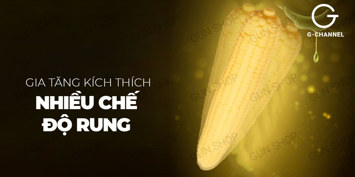 Địa chỉ bán Dương vật giả rung hình trái bắp đa chế độ rung sạc điện - Wistone Maize  tốt nhất