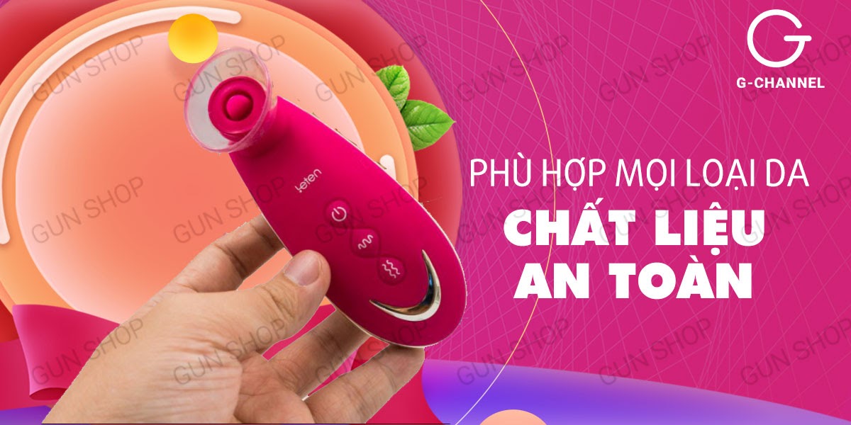 Máy Rung Massage Leten Sucker Kích Thích Âm Đạo Hút Liếm