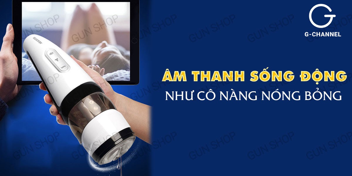 Âm Đạo Giả Tự Động Thụt Xoáy Đa Chế Độ Sạc USB - Ailighter
