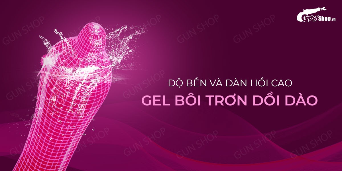 Bao cao su Muaisi hồng siêu mỏng gel mượt hộp 10 cái giá tốt