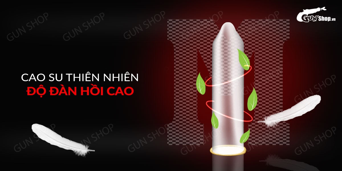 Bao cao su Muaisi 0.01 Đen Siêu Mỏng Cực Đã - Hộp 10 Cái