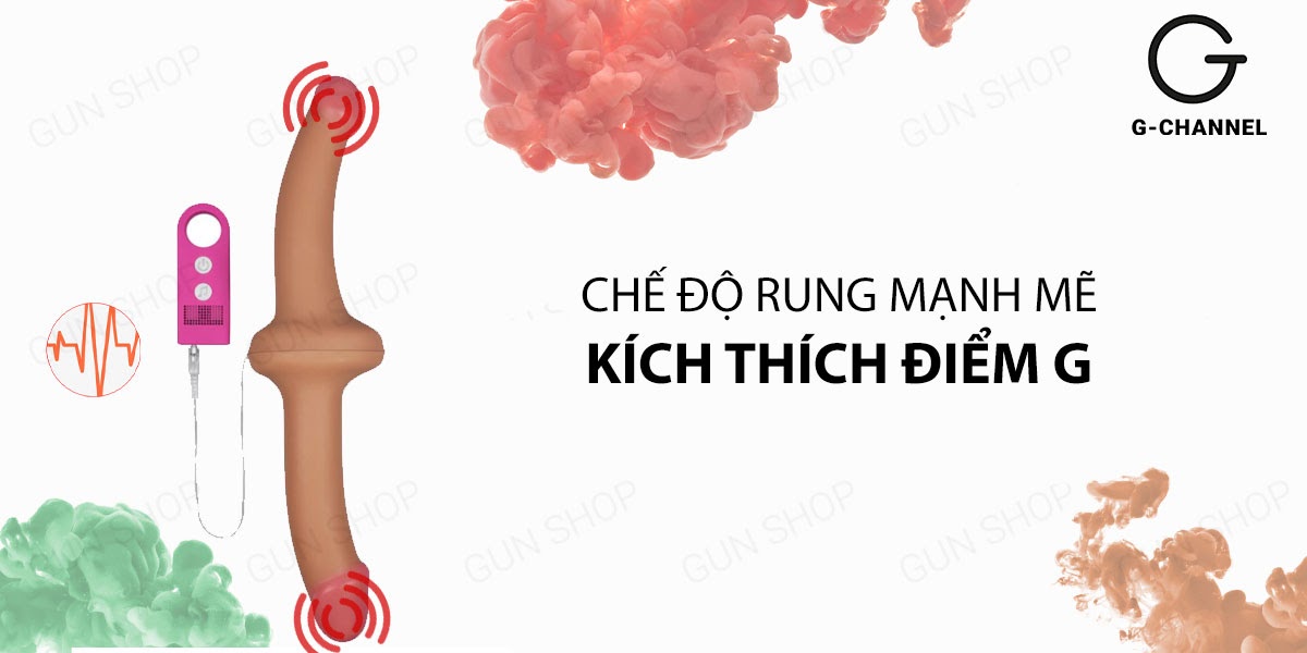 Dương Vật Giả 2 Đầu Rung Uốn Cong Đa Chiều Lovetoy Holy Dong