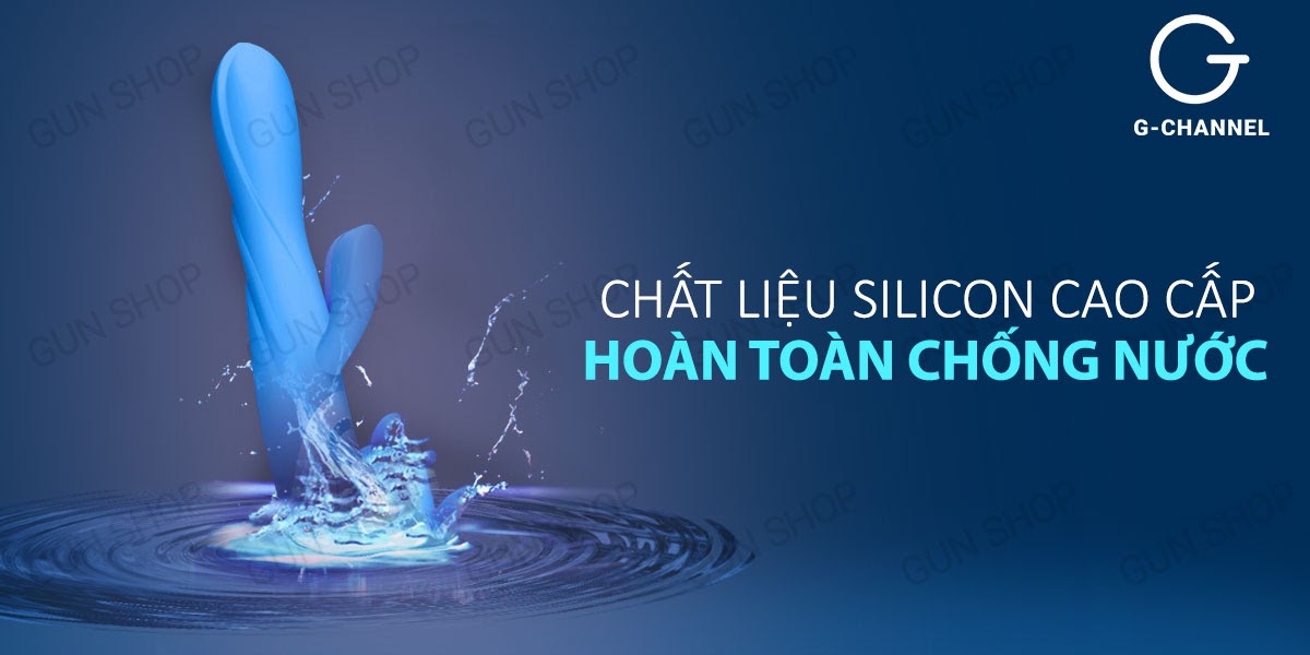 Máy massage dương vật giả 7 chế độ rung xoay sạc điện Loveaider