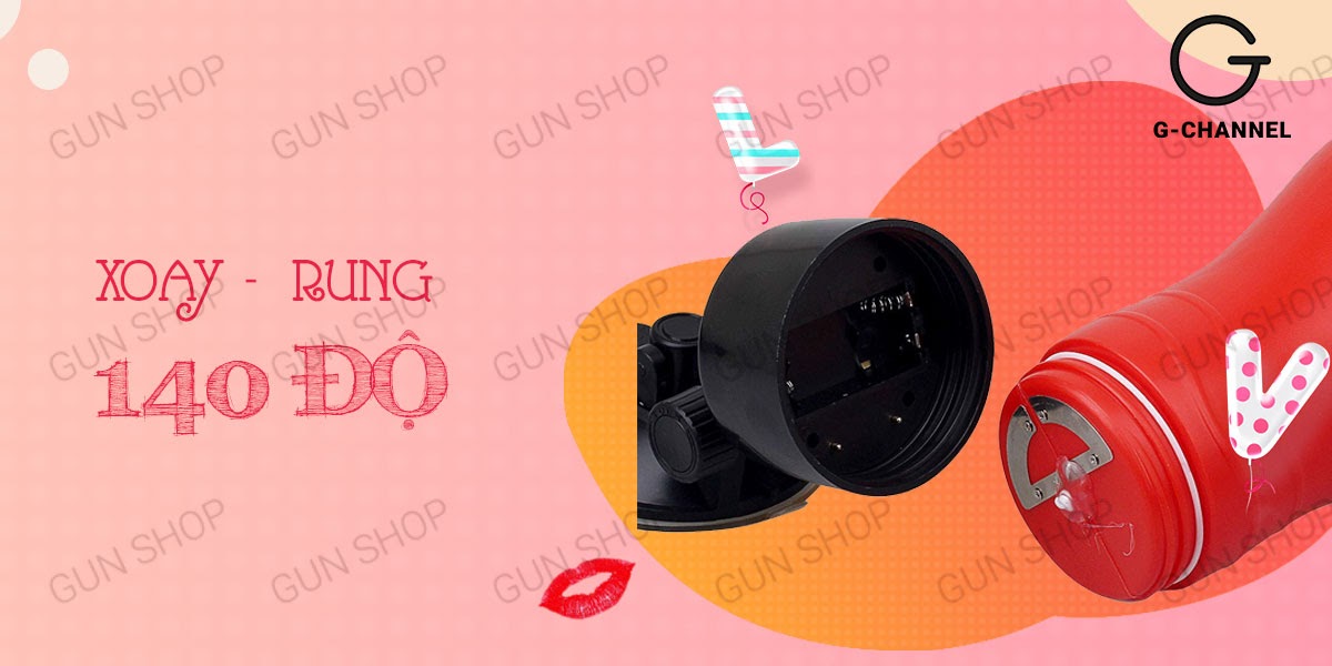 Âm đạo giả dính tường 12 chế độ rung kích thích mạnh mẽ