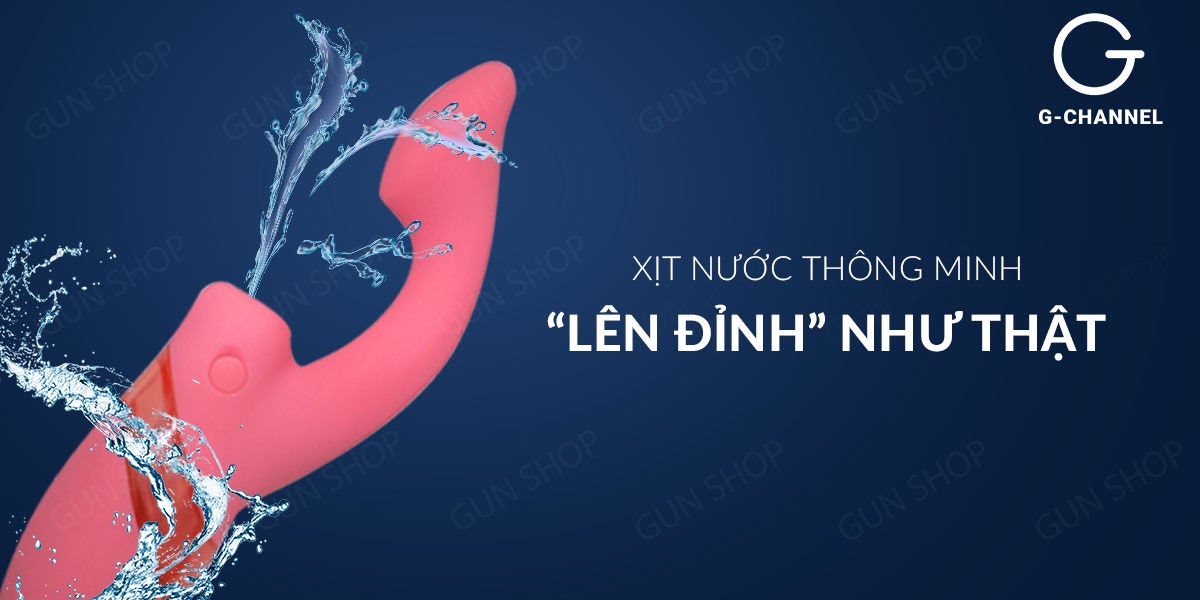 Bán Dương vật giả xịt nước 7 chế độ rung - Màu hồng - Loveaider  mới nhất