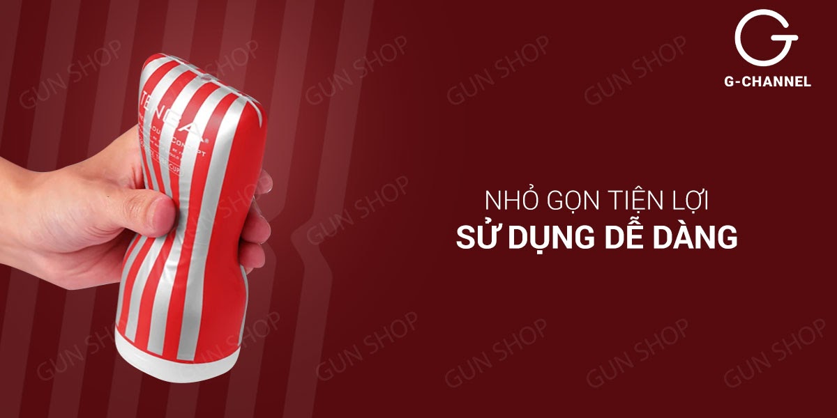 Âm đạo giả Tenga Red White nhỏ gọn ôm sát Siêu thực