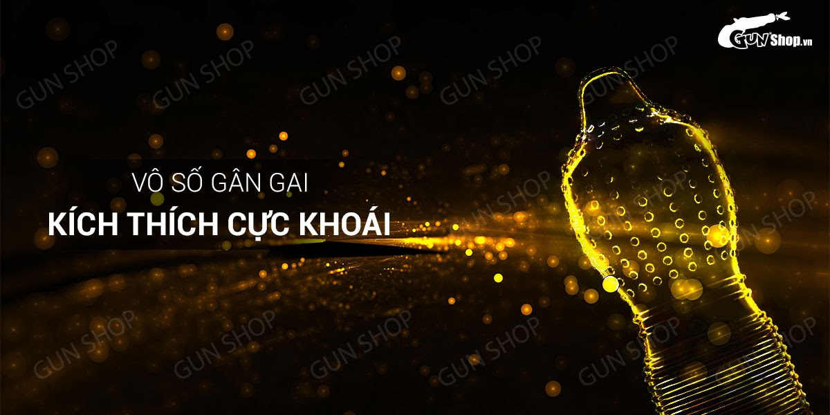 Bao cao su OLO siêu mỏng 0.01 gân gai kéo dài hưng phấn 10 cái